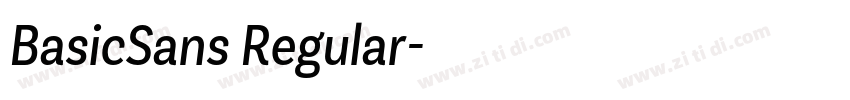 BasicSans Regular字体转换